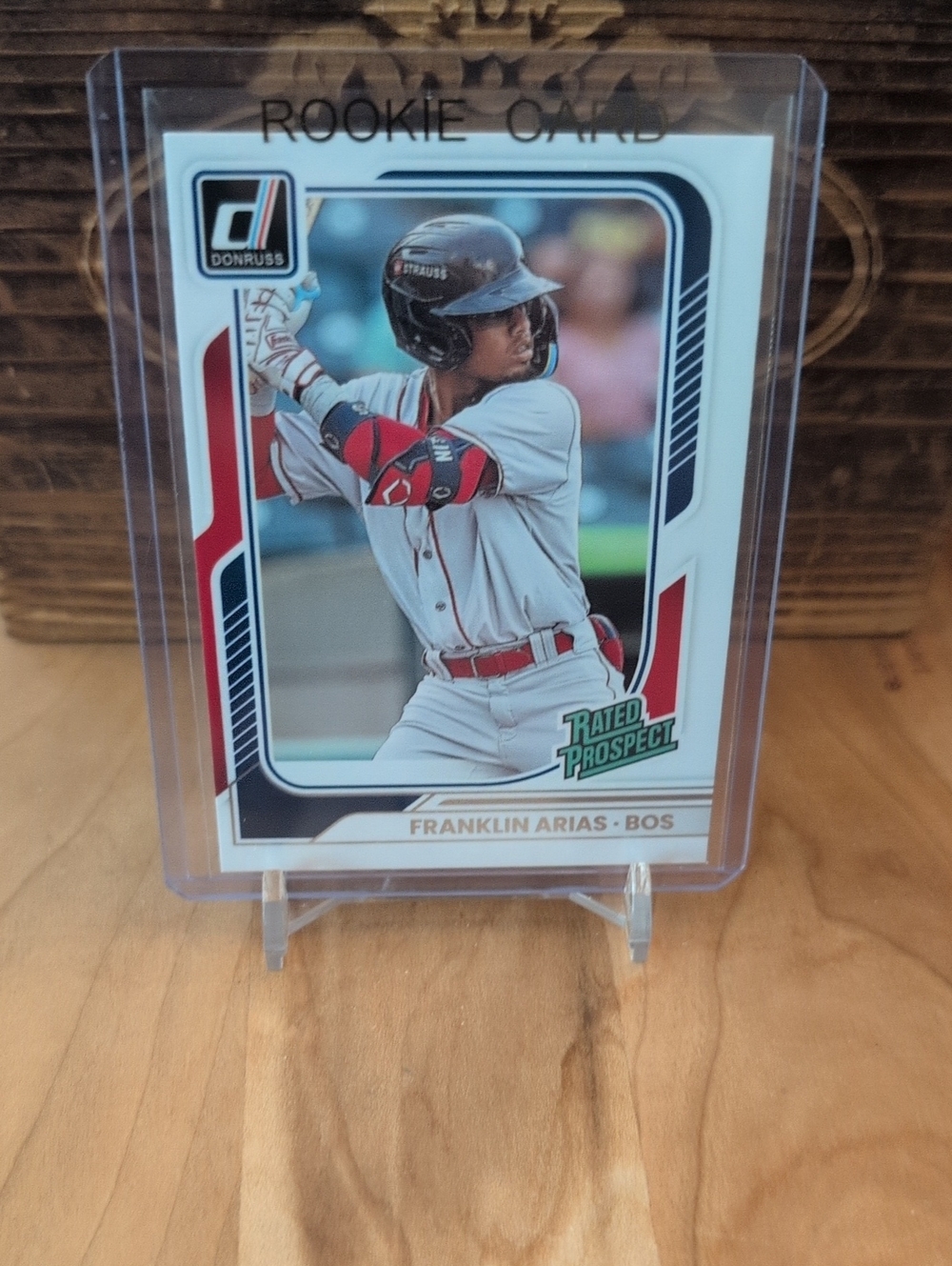 2026 Donruss Franklin Arias Rated Prospect Rookie Card Red Sox